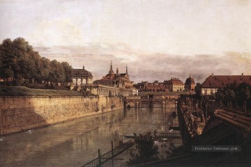  Bernardo Peintre - Zwinger Waterway urbain Bernardo Bellotto
